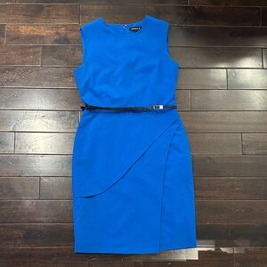 Ann Taylor Vibrant Blue Midi Dress